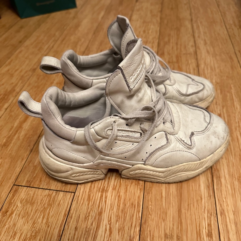 White Adidas shoes